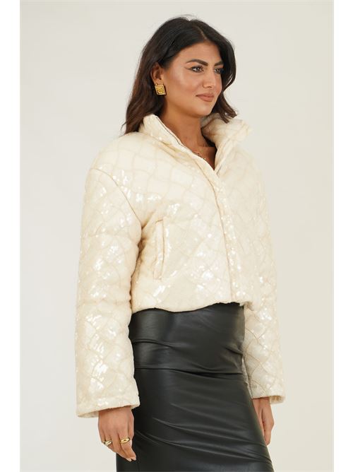 Bomberino con paillettes Twins Fantasy | T5021IVORY